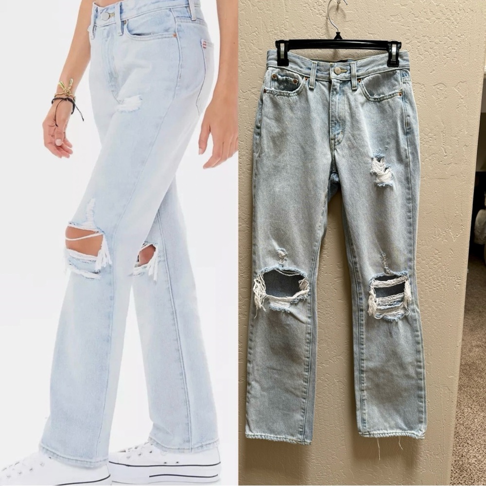 Distressed Mid Rise Bootcut Jean - BDG - Picture 3 of 6